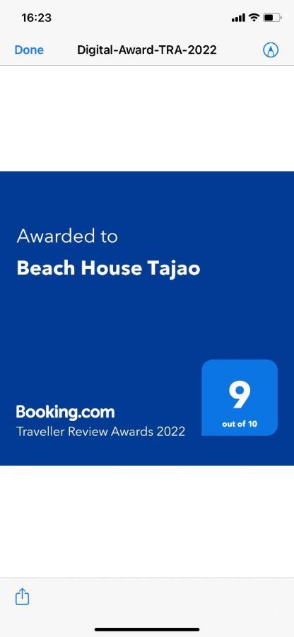 Beach House Tajao La Jaca Екстериор снимка